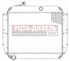 Изображение раздела радиатор зил-130 алюминиевый 2-х рядный luzar
