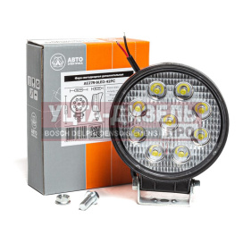 Изображение раздела фара рабочего света круглая 115х142x42мм 27w 9led (рассеянный свет) avtoelectrica