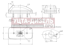 Изображение раздела указатель поворота камаз-5490 боковой (24v, белый, амр) светодиодный аэк
