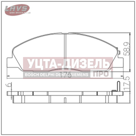 Изображение раздела колодки тормозные газель next передние (4шт.) lavs
