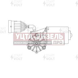 Изображение раздела мотор-редуктор стеклоочистителя маз 6312,5340 startvolt