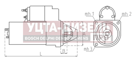 Изображение раздела стартер газель next дв.cummins isf2.8 12в 2.5квт tesla technics
