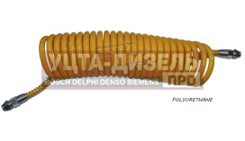 Изображение раздела шланг пневматический витой м16 l=7.5м (желтый) polyurethane startec