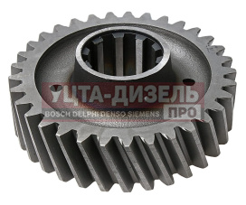 Изображение раздела шестерня кр урал вала промежуточного низшей передачи 33 зуба (ао аз урал)